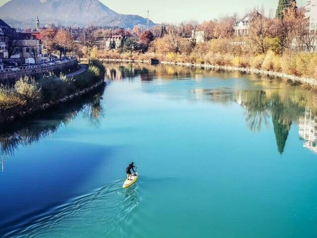 Drau vom Silbersee nach Villach